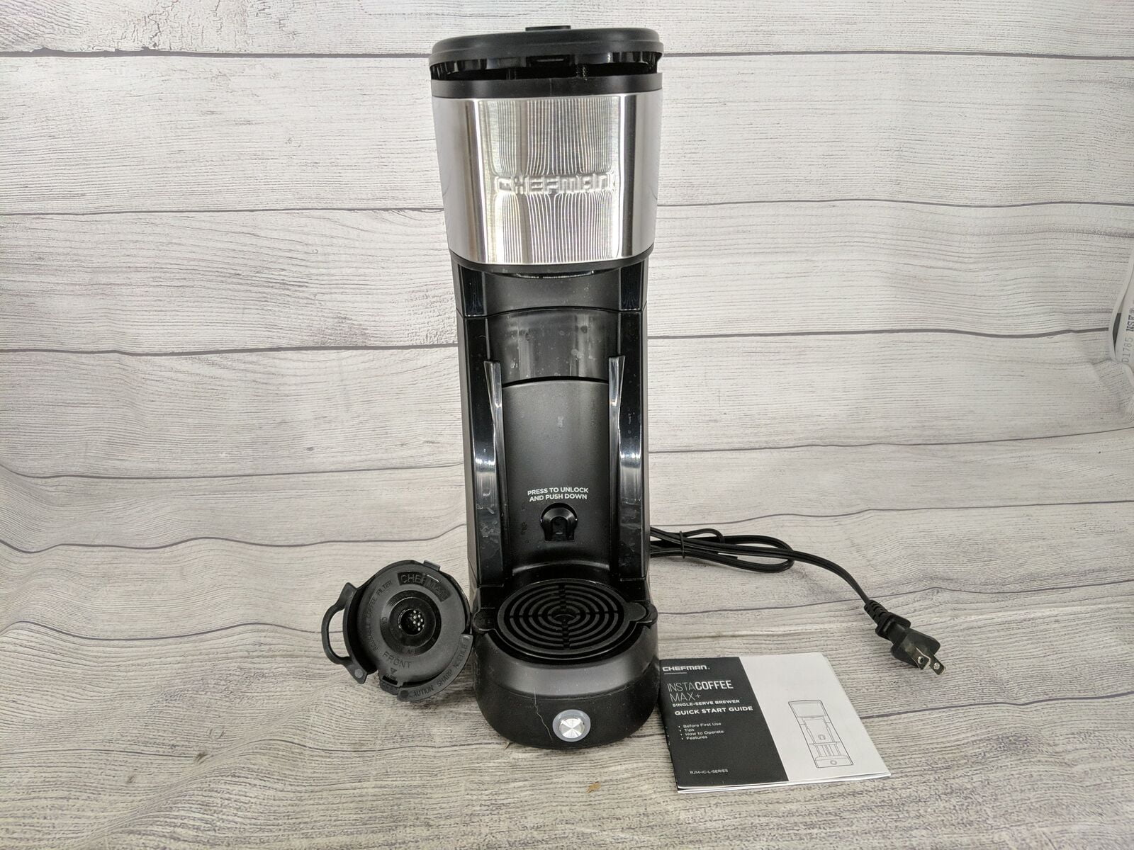 Chefman InstaCoffee Max The Easiest Way to Brew the Boldest Single