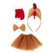 thumbnail image 5 of Conjunto de disfraz de pollo 3D, accesorios para niñas, falda de disfraz de animal para fiesta Marrón, 5 of 9