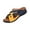 Ginger, variant on Womens Slip On Sandals, Wedges Heels for Women, Comfortable Wedge Summer Dressy Shoes Adjustable Buckle Straps Casual Lightweight Beach Vacation Walking Sandals, Ginger, 9