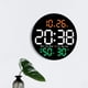 thumbnail image 5 of RKSTN Electronic clock Round Clock Multi-function Remote Control Clock Living Room Wall Clock Home Decoration Digital Electronic Clock Silent Clock Color Screen Clock, 5 of 9