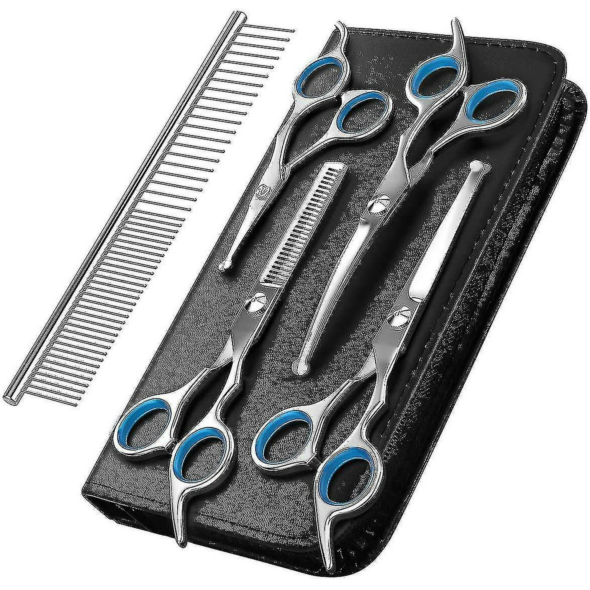 Dog Grooming Scissors Kit Professional Safety Thinning Shears Comb Package C Walmart