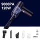 thumbnail image 1 of Aspirador de coche 9000pa, Mini limpiador estilo pistola, aspirador portátil de mano inalámbrico de 120W para electrodomésticos interiores de automóviles Deng Xun unisex, 1 of 2