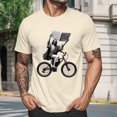 thumbnail image 6 of jowamay Christian T Shirts for Men Jesus Biking Crew Neck Casual Graphic Tees Funny Cotton Tops Short Sleeve for Travel Dating, 6 of 8