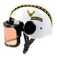 thumbnail image 3 of Aeromax Jr. Armed Forces Pilot Costume Helmet Child One Size Unisex, 3 of 3