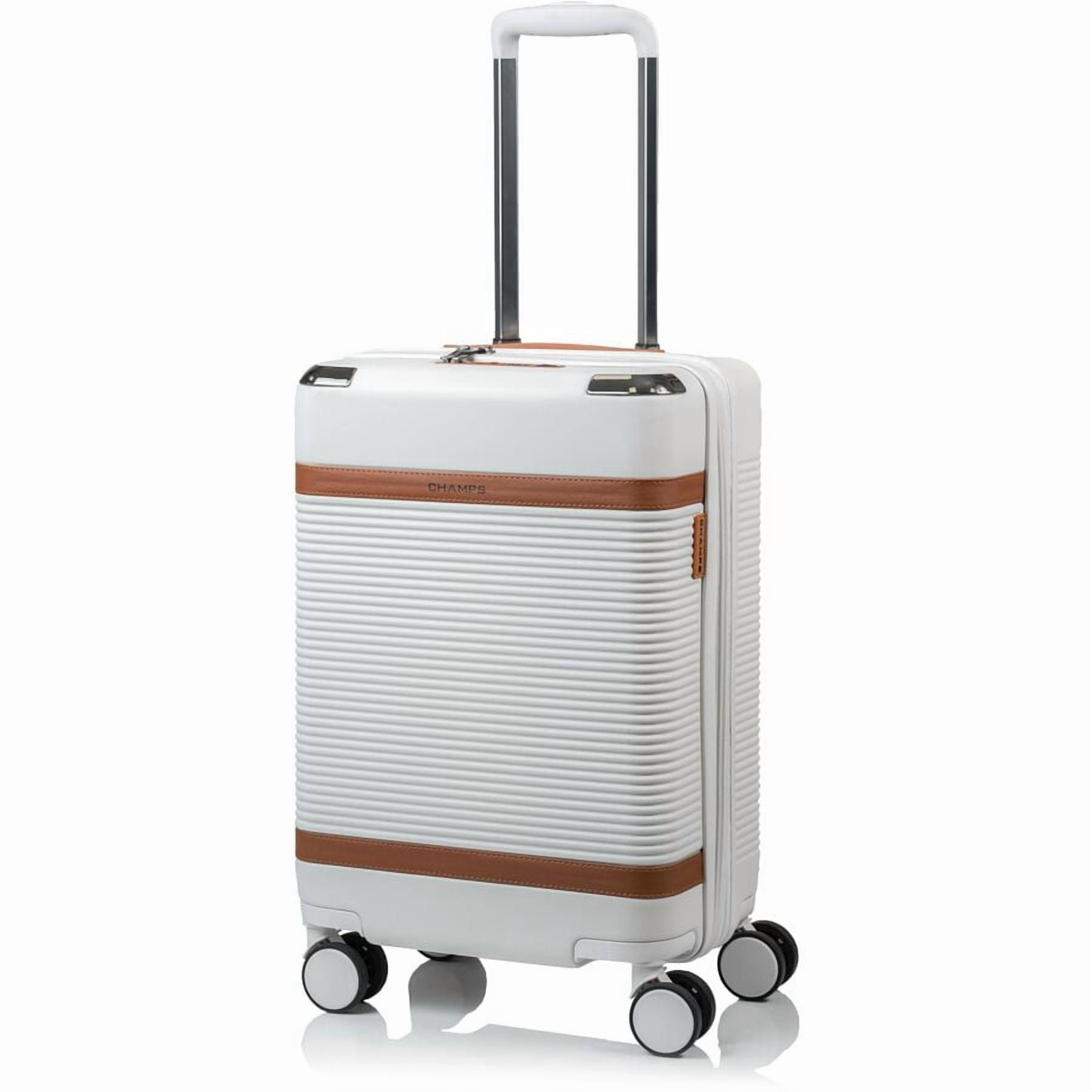 CHAMPS Vintage III Collection, 3-piece Hardside Luggage set, Ivory