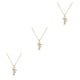 thumbnail image 4 of Jumpingount Collar de letras para mujer, colgante de alfabeto brillante, colgantes de joyería para mujer Type1 NO1, 4 of 6