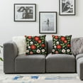 thumbnail image 2 of nygtbtfer Set of 2 Indoor/Outdoor Throw Pillow  in Polyester Fabric Garden Floral Inc. White, 2 of 7