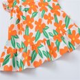 thumbnail image 3 of Vestido de verano para niñas pequeñas SDJMa, vestido de princesa de manga corta con flores, 3 of 8