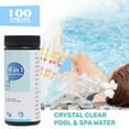 thumbnail image 4 of Water Test Strips, 16 in 1 Water Testing Kits for Drinking Water 100 PCS Rapid Test Strips Detect Hardness, Lead,Chlorine,pH, Nitrate,Iron and More Home Water Test Kit for Well, Tap, and Pool Water, 4 of 6