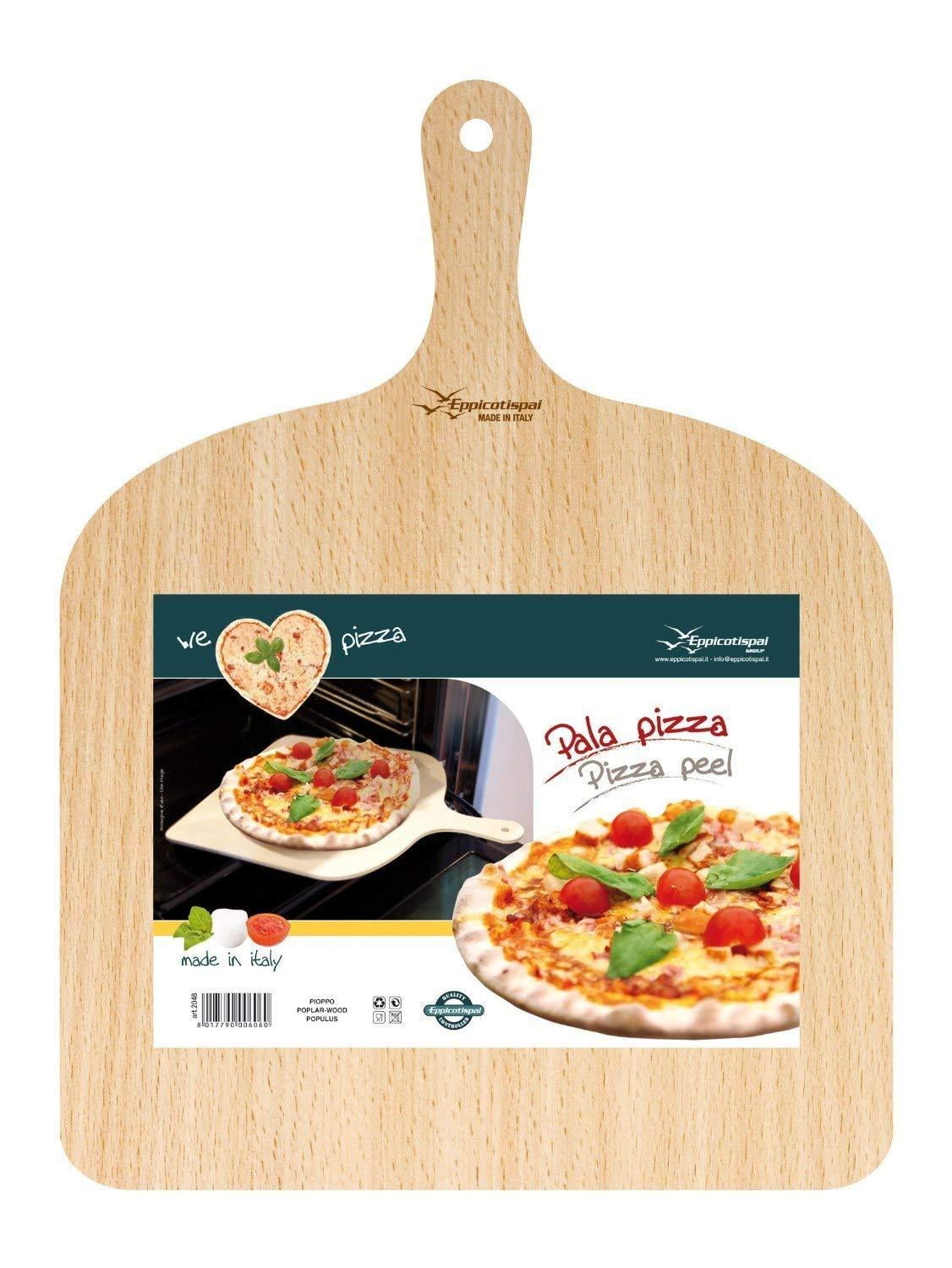 Eppicotispai Pizza Set with Cooking Stone and Pizza Peel Silver by Eppicotispai 
