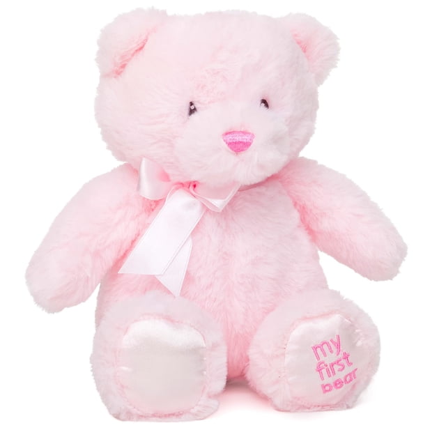 Peluche Jolitee My First Bear de peluche rosa para recién nacido