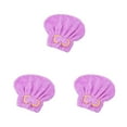 thumbnail image 4 of Cateissary Gorro de ducha para mujer, gorro de baño de microfibra grueso absorbente de agua, envolturas suaves para SPA, accesorio de toalla para Type1 NO1, 4 of 6