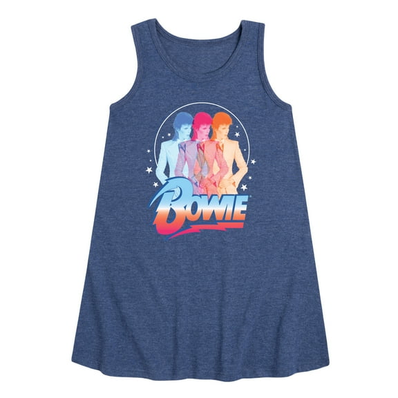 David Bowie - Bowie 3D - Toddler & Youth Girls A-line Dress