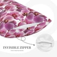 thumbnail image 3 of Zufioo Orchids Flowers Print Double-sided Plush Pillow Cover,Decorative Pillow Protector without Pillow Core, Suitable for Sofa, Bedroom, Car-20"x30", 3 of 6