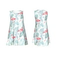 thumbnail image 7 of Uemuo Tropical Flamingo Pattern Women’s Sleeveless Dress – Casual Summer A-Line Dress, Stylish and Comfortable Sundress for Hot Weather, 7 of 7