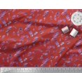 thumbnail image 2 of Soimoi Poly Georgette Tissu Brosse Abstrait Imprimé Tissu 1 Yard 52 Inch Wide, 2 of 3