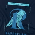 thumbnail image 2 of Harry Potter Ravenclaw Clever and Creative Women's T Shirt, Navy, X-Large, 2 of 5