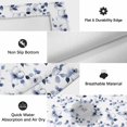 thumbnail image 6 of Blue Floral Outdoor Rug for Patio/Deck/Porch, Non-Slip Large Area Rug 6 x 9 Ft, Retro Blossom Flower Botanical Leaf Plant Indoor Outdoor Rugs Washable Area Rugs, Reversible Camping Rug Carpet Runner, 6 of 8