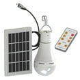thumbnail image 2 of 5 Modo 25 COB LED Luz solar Lámpara de bombilla recargable USB (9W Control remoto, 2 of 6