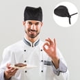 thumbnail image 5 of REACHISE Chef Hat Headwear for Service Kitchen Restaurant (Black), 5 of 7