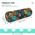 thumbnail image 3 of Cylindrical Pillow Decorative Neck Roll Pillow with Removable Washable Cover Roll Pillow for Knee Leg Neck Tropical Leaves Pattern, 3 of 7