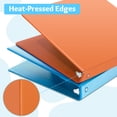 thumbnail image 3 of Comix 1 inch 3-Ring Binder, Round Ring, 200 Sheets Capacity, 12 Pack Assorted Color, 3 of 8