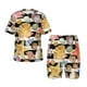 thumbnail image 1 of Fotbe Sea Shell Pijama Estampada de 2 Piezas para Niños – Ropa de Dormir de Manga Corta Cómoda para Niños y Niñas, Camiseta y Shorts de Algodón-Medium, 1 of 6