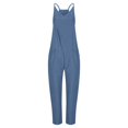 thumbnail image 5 of Baqcunre Jumpsuits for Women Women's Casual Sleeveless Jumpsuits V Neck Spaghetti Strap Overalls Long Pants Romper with Two Pockets Jumpsuits for Women Dressy One Piece Jumpsuits for Women, 5 of 6