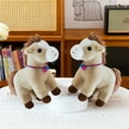 thumbnail image 3 of syligr Year of the Horse Plush Toy, Realistic Cuddly Stuffed Animal Zodiac for Lunar New Year, Chinese New Year Decor Good Luck Charm, Soft Horse Doll for Kids Birthday Gift, Party Favors, 3 of 7