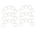 thumbnail image 3 of Bezel Pendant, 30pcs Jewelry Open Bezels Open Bezels DIY  For Home Heart Shape S, 3 of 8