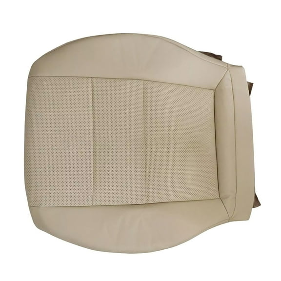 Vehicle Spare Cover Driver Bottom Seat Cover for Mercedes-Benz C250 C300 C350, Tan Leather Cover Part
