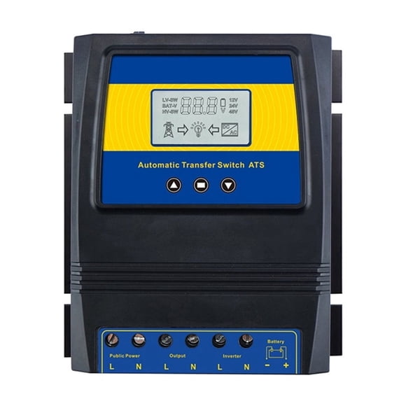 Dual Power Transfer Switch 11000W Max Power Solar Charge Controller For Solar/wind System