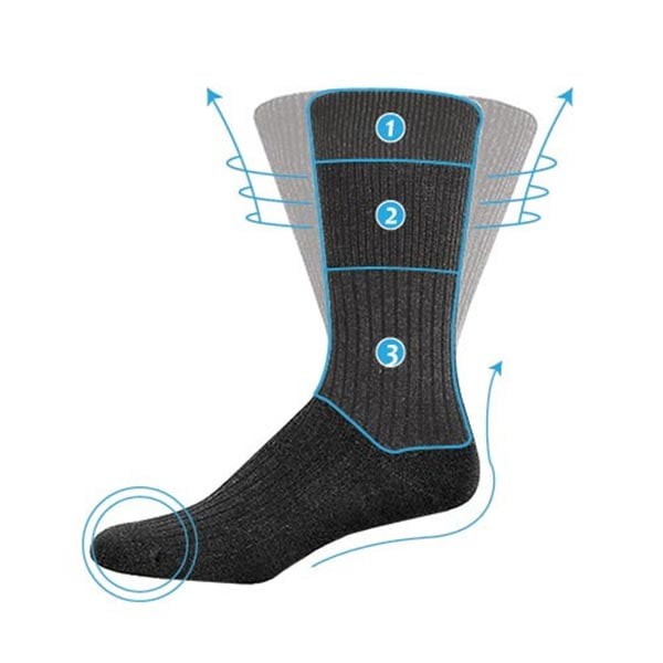 Simcan Tender Top Mid Calf Socks