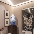 thumbnail image 4 of Jarrón de cerámica moderno, decoración for el hogar, sala de estar, decoración de botella de porcelana hecha a mano de estilo chino, 4 of 6
