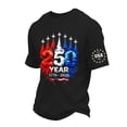 thumbnail image 2 of Trgacdwlo 1776-2026 USA 250th Anniversary Shirt Freedom Mens 4th of July Shirt Short Sleeve 250 Years Patriotic Tees, 2 of 6
