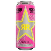Rockstar Recovery Energy Drink Raspberry Lemonade 16 Fl Oz