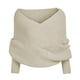 thumbnail image 1 of Qarigey Bufanda larga cálida y acogedora de estilo europeo para mujer, chal informal grueso y cálido, versátil, fácil de combinar, para Accesorios de disfraces Beige, 1 of 6