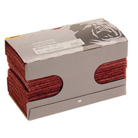 

Mirka Abrasives 18-118-447 Mirlon Total 4. 5 in. x 9 in. Scuff Pads- Very Fine 360 Grit