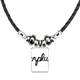 thumbnail image 1 of desenchufe gracioso diseño quote collar a mano colgante de cuerda de cuero Unbranded M, 1 of 3