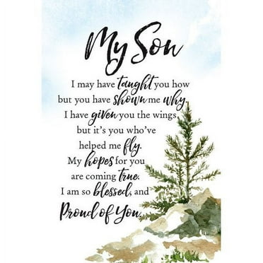 Dexsa Dexsa Woodland Grace My Son Wood Wall Signs