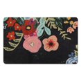 thumbnail image 1 of Comfortable 20x32 inch Floral Bathroom Rug - Machine Washable and Non-Slip Kitchen Rug - Elegant Dining and Office Room Rug, 1 of 5