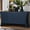 Navy Blue, variant on Bronze - toned clasps, MDF body - Offer practical storage in primary spaces