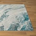thumbnail image 5 of Luxe Weavers Modern Abstract Turquoise 5x7 Area Rug, Indoor Carpet, 5 of 10