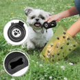 thumbnail image 4 of 1 Roll Soft Fabric Dog Poop Bag Leash Holder Puppy Potty Carrier Small Size, 4 of 5