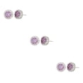 thumbnail image 4 of Pendientes Minnieouse 1 par redondos para mujer regalo de cumpleaños cobre, 4 of 6