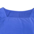 thumbnail image 3 of Women OL Dress Square Neck Stretch Bodycon Pencil Midi Party Dress, 3 of 6