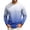Blue, variant on GrmtClth Golf Shirts For Men Trendy Two Tone Gradient Crewneck Long Sleeve Shirts Relaxed Fit Lightweight Autumn Outdoor Athletic Tops Purple S