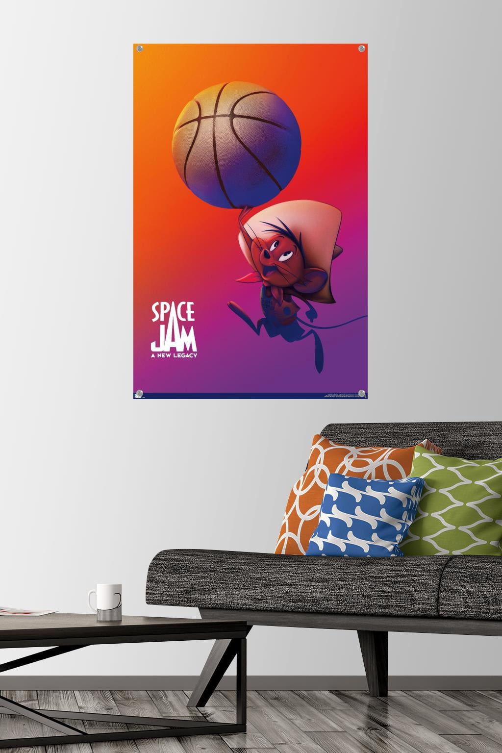 Space Jam: A New Legacy - Speedy Gonzales One Sheet Wall Poster with Pushpins, 22.375" x 34"