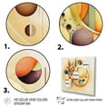 thumbnail image 3 of Designart Warm Minimalist Circular Abstract I Canvas Wall Art, 3 of 5