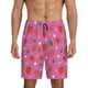 thumbnail image 1 of Fotbe Strawberry Floral Pantalones Cortos de Pijama para Hombre, Ropa de Dormir, Pantalones de Pijama Cortos para Hombre-Large, 1 of 6